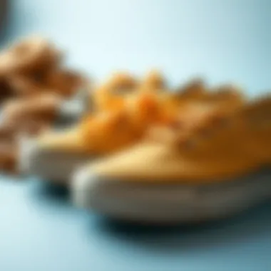 Quality Materials of Rebroke Shoes Materials used in the construction of Rebroke Shoes displayed