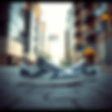 Urban Elegance of Reebok Lifestyle Club C Modern Reebok Lifestyle Club C sneakers showcased in an urban setting