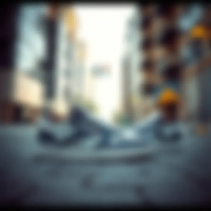 Urban Elegance of Reebok Lifestyle Club C Modern Reebok Lifestyle Club C sneakers showcased in an urban setting