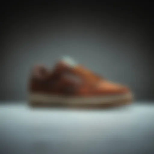 A vintage Reebok Lifestyle Club C sneaker against a textured background