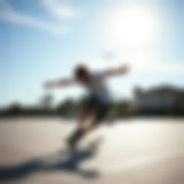 Skater performing tricks with Zeal Optics lenses enhancing visibility