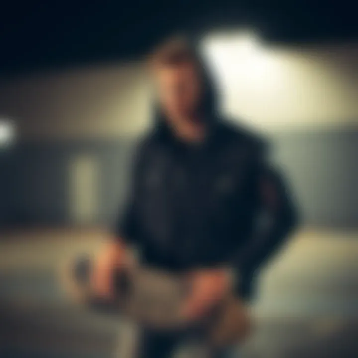 Versatile Styling Options for the Jacket Various styling options for the black hooded denim jacket