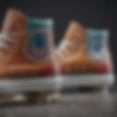 Close-up of Taylor All Star Lugged sneaker showcasing unique design elements