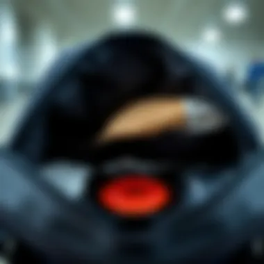 Functional Compartments Inside view showcasing compartments of the lunch bag