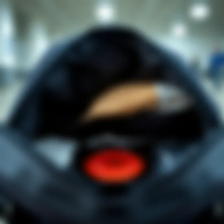 Functional Compartments Inside view showcasing compartments of the lunch bag