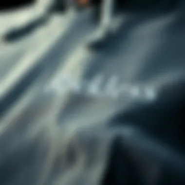 Fabric Texture of the Reckless Hoodie A close-up of a fabric texture showcasing the material of the reckless hoodie