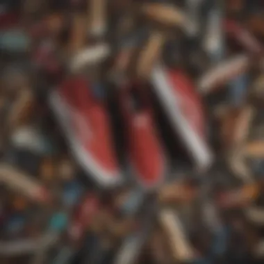 Historical collage of Vans Chukka styles