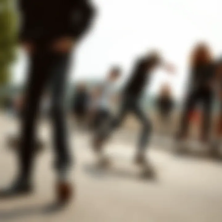 Variety of Styles for Skate Culture Variety of black jeans styles and fits suitable for skaters