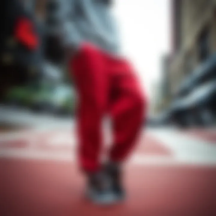 Versatile Outfit for Various Occasions Vans sweatpants styled for an urban outfit showcasing versatility for different occasions