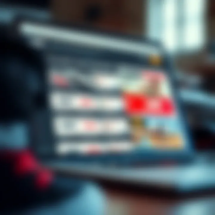 Exploring Vans Coupon Codes Online A close-up of a laptop screen displaying various Vans coupon codes and promotional offers.