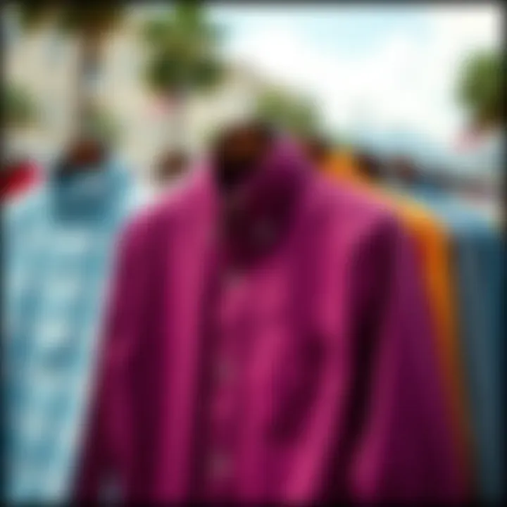 A Spectrum of Style: Vans Dress Shirt Range A collection of Vans dress shirts in various colors, representing diversity in fashion.