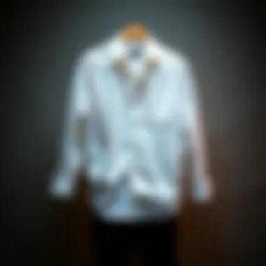 The Elegance of the Vans Dress Shirt A stylish Vans dress shirt displayed against a textured backdrop.