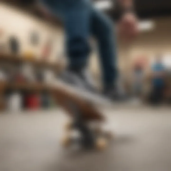 A skateboarder performing tricks with Vans shoes showcasing insole support.