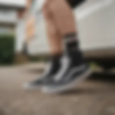 Diverse Styles of Vans Short Socks Array of Vans short socks showcasing different styles