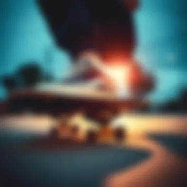 Vans SK8 Low in Action Skateboarder wearing Vans SK8 Low in action