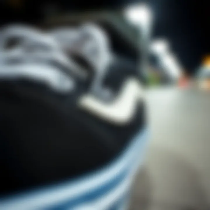 Performance Features of Vans SK8 Low Close-up of the Vans SK8 Low performance features