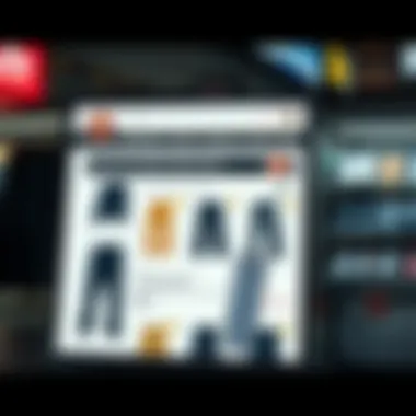 Convenient Shopping: Online Options for Dickies Pants An online shopping interface showcasing Dickies pants