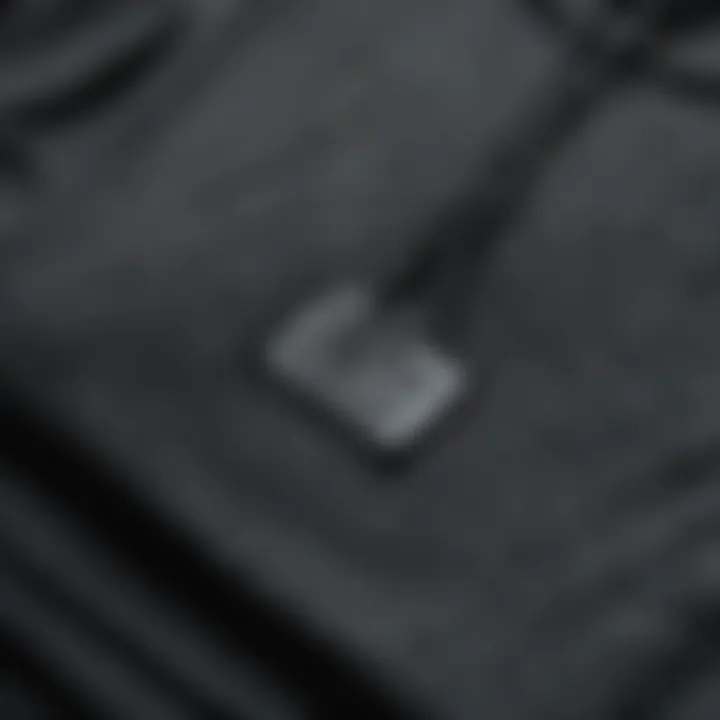 Close-up of fabric texture on a premium hoodie