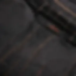 Close-up of Dickies pants showcasing stitching details